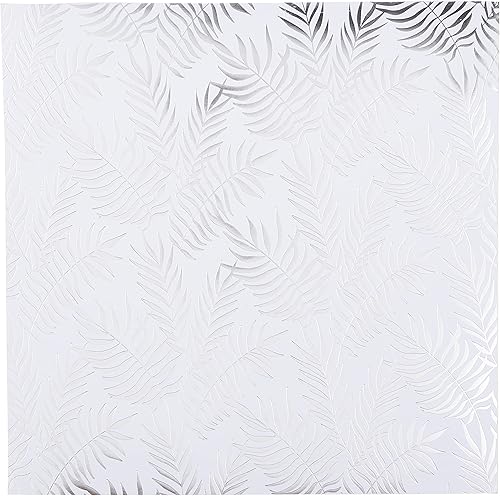 Artemio de 30 feuilles de papier scrapbooking 30x30 cm'Jungle foil argent' d'Artemio - Nail Gallerys