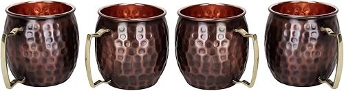 Zap Impex Lot de 4 tasses en cuivre martelé antiquité Moscow Mule - Nail Gallerys