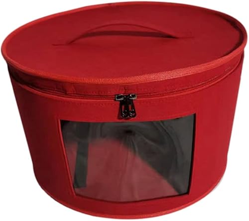 Pmandgk Chapeau BoîTe Organisateur Rond Voyage Chapeaux BoîTes Pliable Chapeau Sac de Rangement avec Couvercle Anti-PoussièRe Chapeau BoîTe de Rangement Chapeaux BoîTes D - Nail Gallerys