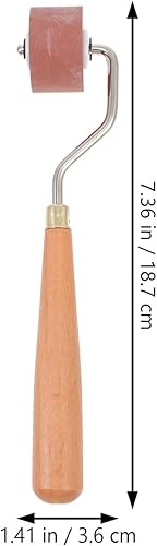 HEALLILY Rouleau encreur en caoutchouc pour loisirs créatifs - 3 cm - Nail Gallerys