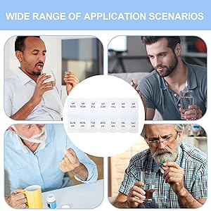 Pilulier quotidien, boîte à médicaments portable