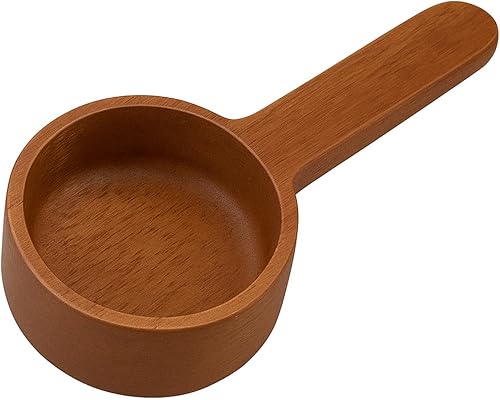 Set de cuillères à café en bois de noyer foncé et hêtre, cuillère à café, portionneur pour haricots moulus, expresso et thé aux herbes (bois de noyer, 20 ml) - Nail Gallerys