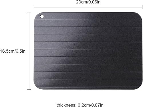 Serlium Plateau De Décongélation pour Viande Congelée, Métal Aluminium Fast Safe Food Viande Dégivrage Plateau De Décongélation Plaque Home Kitchen Gadget - Nail Gallerys