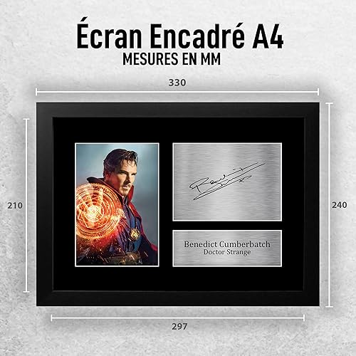 HWC Trading A4 Benedict Cumberbatch Avengers Doctor Strange Cadeaux Imprimé Signé Autographe Photo pour les fans de cinéma - A4 - Nail Gallerys