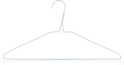 Hangerworld Lot de 100 cintres en métal à Barre Pantalon Blanc - Nail Gallerys