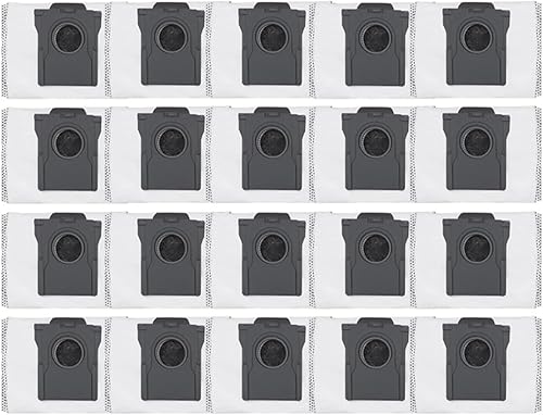 Tbrov Sacs à poussière compatibles avec Les Accessoires Dreame X50, X40 Ultra, L10s Pro Ultra Heat, X30 Ultra et L40 Ultra. Sac à poussière jetable au Charbon Actif.(5bags) - Nail Gallerys