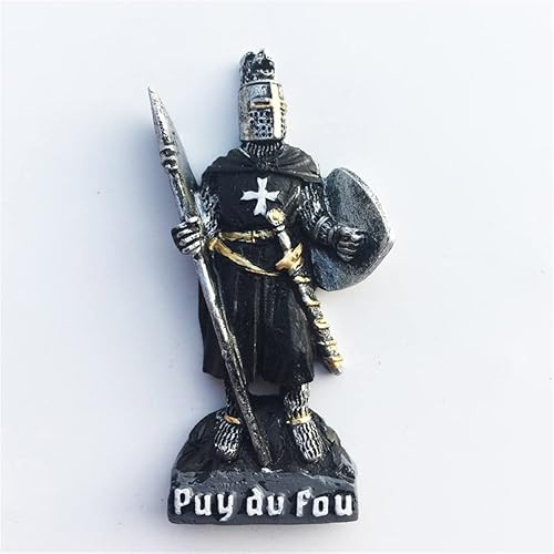 PUY du Fou Vendée France Aimant de réfrigérateur souvenir de voyage 3D Décoration de réfrigérateur Autocollant magnétique peint à la main Collection artisanale - Nail Gallerys