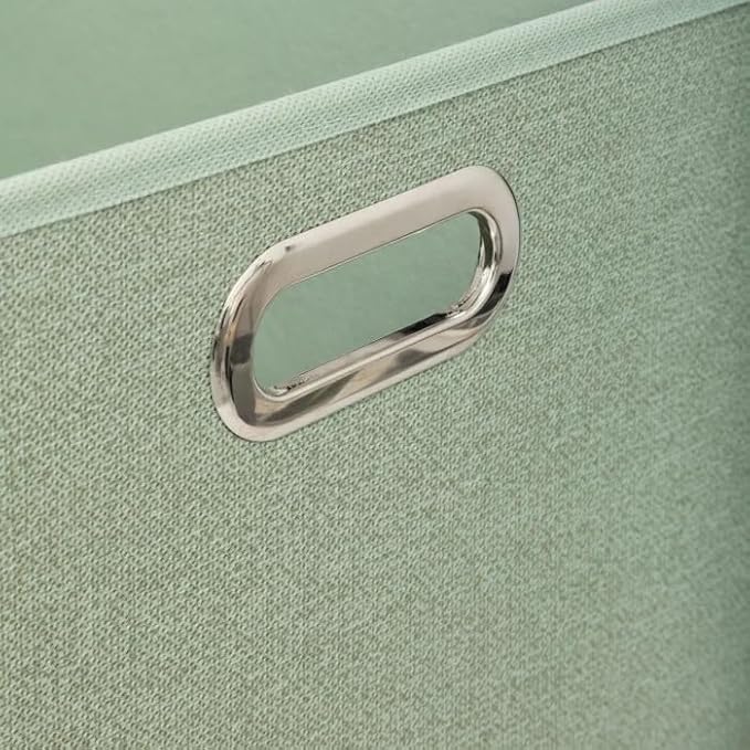 Paris Prix Five Simply Smart - Boîte de Rangement Pliable Premium 31x31cm Vert Sauge - Nail Gallerys