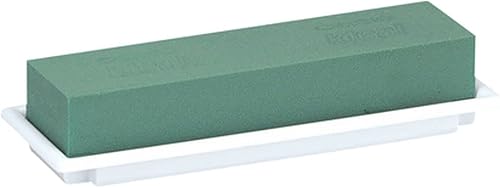 FLOWERBOX Oasis Table Deco Medi Lot de 8 éponges à emboîter Blanc 25 cm - Nail Gallerys