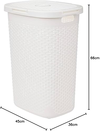 5 five simply smart Corb 60 l rotin blanc - Nail Gallerys