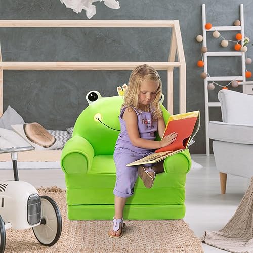 Canapé et Lit pour Enfants 2 en 1, Canapé-lit Pliable et Confortable, Chaise pour Tout-Petits pour Lire et Faire la Sieste, pour Les Garçons et Les Filles âgés de 1 à 3 - Nail Gallerys