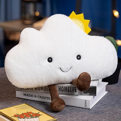 NatureMan Coussin en forme de nuages de dessin animé - Coussin de repos pour la taille, le lit, la lecture, la chaise, le bureau, la voiture, la chambre d'enfant - Nail Gallerys