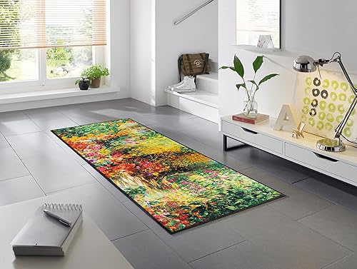 Wash + Dry Primavera Tapis, Surface en Polyamide, Coloré, 50 x 75 x 0.7 cm - Nail Gallerys