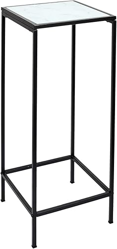 Toilinux.com Sellette Felicity Effet marbre - Blanc et Noir - Nail Gallerys