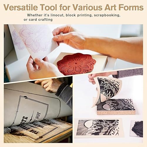 PAGJHRFJG Lot de 2 Baren pour la Gravure, pour une Utilisation Confortable, Idéal pour L'Impression en Bloc, la Linogravure, L'Artisanat, le Scrapbooking - Nail Gallerys