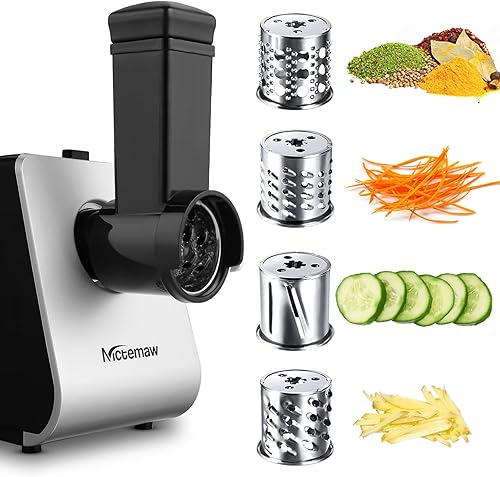 COOCHEER Hachoir à Viande Électrique 2000W, Hachoir Viandes Multifonction avec 3 Plaques de Broyage, Tube de Remplissage de Saucisse, Acier Inoxydable - Nail Gallerys