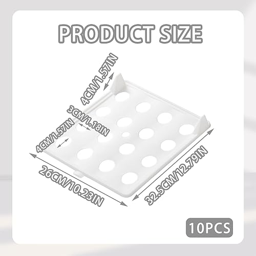 Lot de 10 organiseurs de t-shirts, organisateurs de garde-robe, organiseur de t-shirts, organiseur de closet, organiseur de penderie empilable pour armoire, tiroirs, t-shirts, chemises - Nail Gallerys