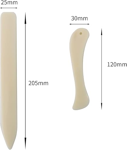 2 Pièces Pliage Outil À Plier Le Papier, Marqueurs de Pliage, Plieurs de Papier en os pour Travaux Manuels, pour Travaux Manuels, Fabrication De Cartes, Fournitures De Bureau Et Travaux Manuels - Nail Gallerys