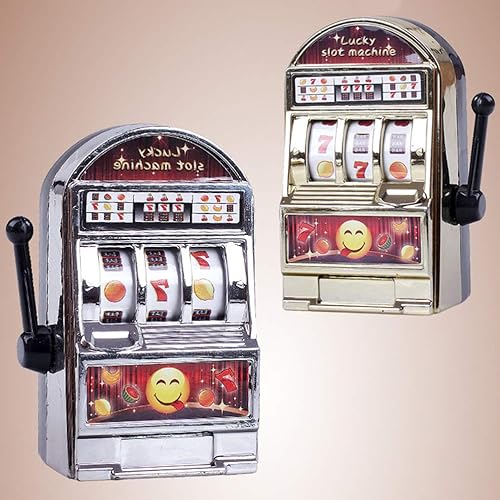 Kenyaw Mini Fruit Slot Machine Lucky Jackpot Arcade One Armed Bandit Slot Fruit Machine Tirelire Jouet Cadeau d'anniversaire - Nail Gallerys