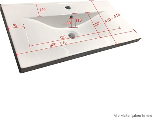 HOME DELUXE - Ensemble de meubles de salle de bain - WANGEROOGE BIG noir - X-Large - avec lavabo et accessoires complets - largeur du lavabo : env. - Nail Gallerys