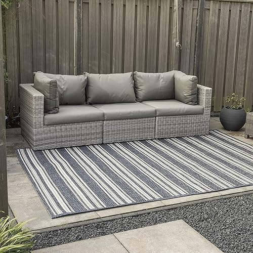 Carpet Studio Claude Buitenkleed - 80x150 cm - Tuintapijt - Vloerkleed Buiten - Buitentapijt - Tuinkleed - Blauw - Nail Gallerys