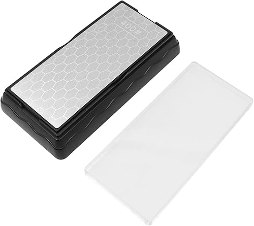 Tiardey 400/1000Grit Pierre à aiguiser Diamant Double Face avec Base antidérapante pour Couteaux de Cuisine Ciseaux rasoirs épées - Nail Gallerys