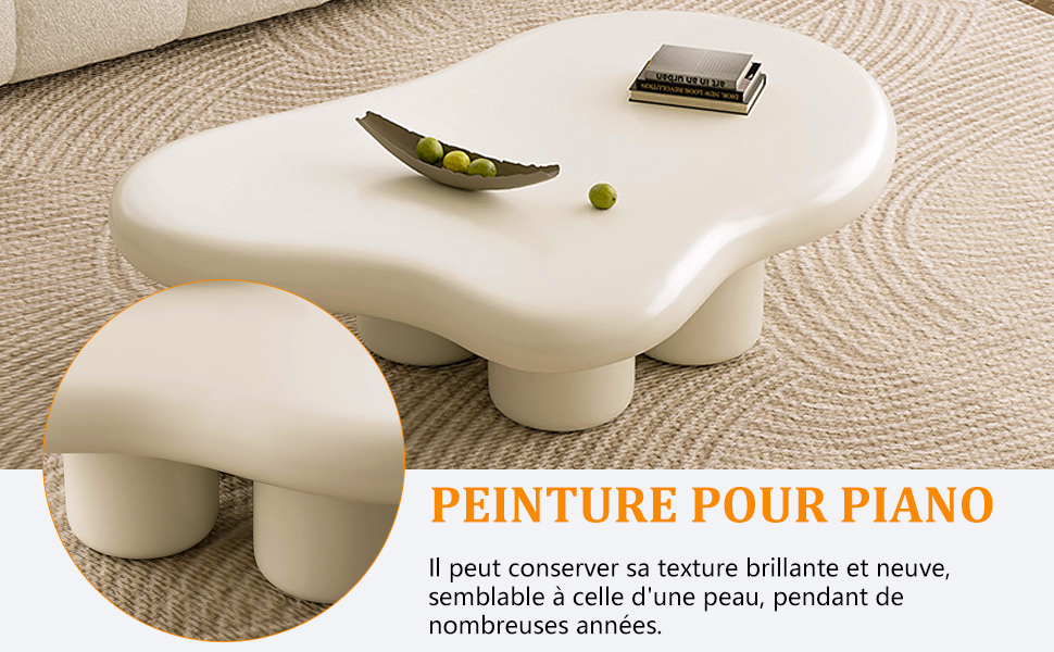 Tables Basses De Salon, Table Basse Nuage, Tables De Salon, Table Basse Salon Blanche