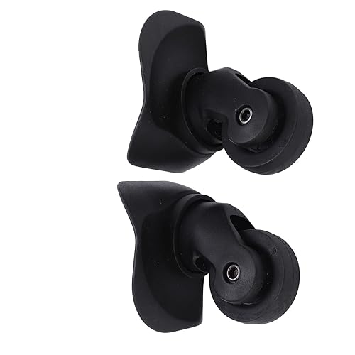 1 Paire de Roues à Bagages A23, Roulettes Rotatives Silencieuses pour Chariot à Valise à Bagages - Nail Gallerys