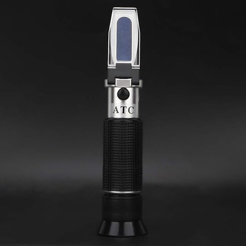 Les oculaires HD de vin de densimètre alcoolique de réfractomètre de bière Peuvent libérer l'ajustement, Gamme de 1.000~1.130 WSG - Nail Gallerys