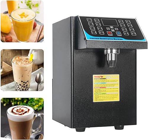 Machine quantitative de fructose - 7,5 l - Distributeur de fructose - Distributeur de fructose - Distributeur de sirop pour lait, thé, café - Nail Gallerys