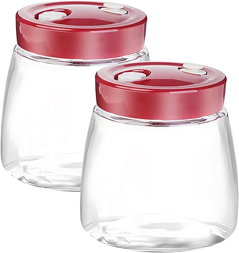 BYZESTY 2pcs Bocal De Fermentation 1000ml Bocaux De Fermentation avec Valve De Libération d'air, Bocal Fermentation Bocal en Verre Bocaux en Verre pour Faire des Cornichons Kimchi, De La Choucroute - Nail Gallerys