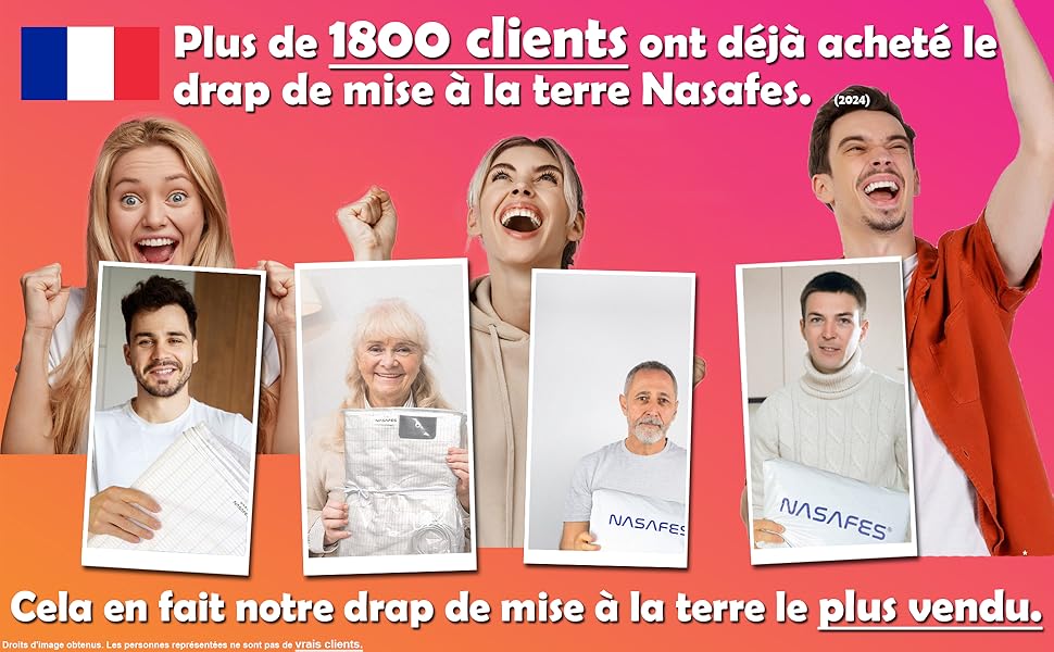 drap de lit de mise à la terre