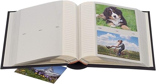 Album Photo à pochettes Square Noir 300 photos 11.5x15 cm - Nail Gallerys