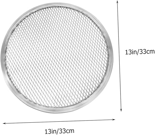LABRIMP Lot De 2 Plaques À Pizza Rondes En Aluminium Antiadhésives Diffuseur De Chaleur Pour Four - Nail Gallerys