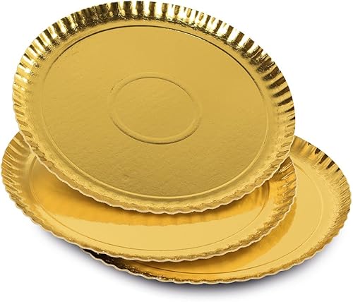 Guardini, Set de 2 plateaux 33x43 cm, Jetable, Carton, Or, Fabriqué en Italie, Easy Bake Line - Nail Gallerys