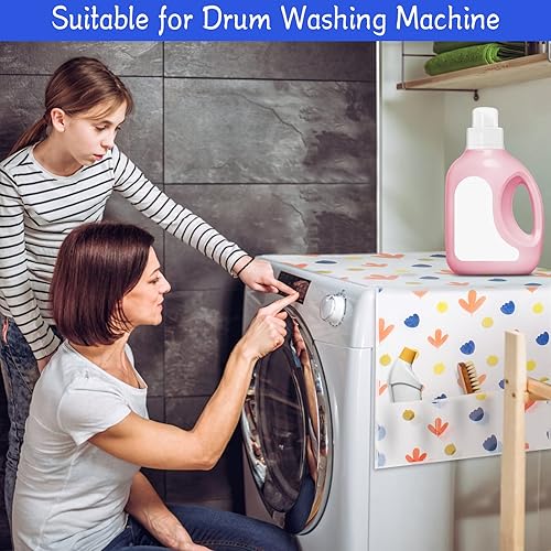 Couvercle Anti-poussière de Refrigateur Couvercle Anti-poussière pour Machine à Laver-Multifonction-Imperméable et Anti-Poussière-Style Nordique-4 Style - Nail Gallerys