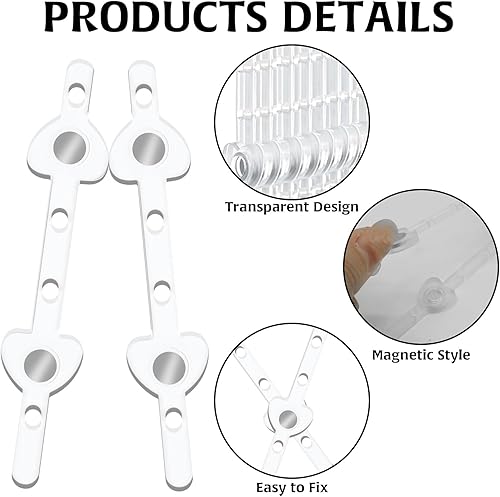Lot de 15 Paires d'épingles à boutonnière, aimants Clips magnétiques pour boutonnières Florale, décorations Transparentes, Broches de Corsage, épingles à Corsage Clips magnétiques pour boutonnière - Nail Gallerys