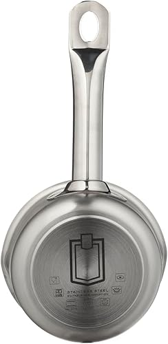 METRO Professional Casserole en acier inoxydable - Diamètre : 12 cm - 0,7 l - Compatible avec les plaques à induction - Passe au four - Nail Gallerys