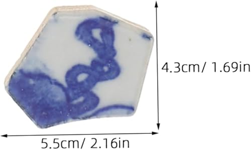 ULTECHNOVO 1 Mosaïque En Céramique Carreaux Décoratifs Tuiles Artisanales Carreaux De Mosaïque Bricolage Petits Carreaux Carrelage En Céramique Bleu Et Mosaïques Décoratives Blue - Nail Gallerys