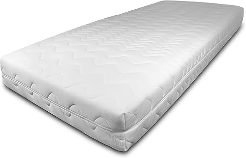 BONEX Fontana Housse de Matelas en Polyester Blanc 90 x 200 cm 13-15 cm - Nail Gallerys