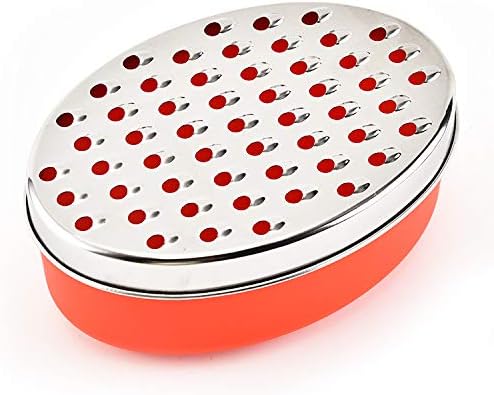 KAPIKASON Râpe à Fromage avec récipient pour Aliments et Couvercle Hachoir de légumes aux Fruits (Noir + boîte rectangulaire) - Nail Gallerys