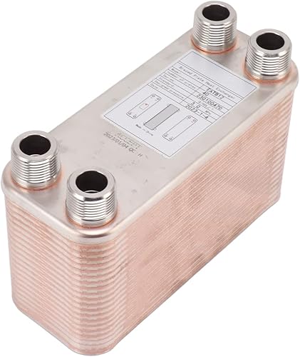 Refroidisseur à Plaques, Refroidisseur De Moût, Refroidisseur De Moût De Bière Échangeur De Chaleur à Plaques Brasées En Acier Inoxydable Compact Et Résistant Pour le Chauffage Hydronique De L'eau De - Nail Gallerys