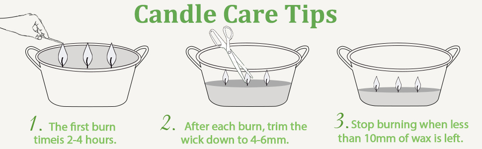 Bougies naturelles à la citronnelle pour l'extérieur