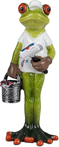 formano Lot de 2 grenouilles amusantes en pierre artificielle peinte à la main - Nail Gallerys