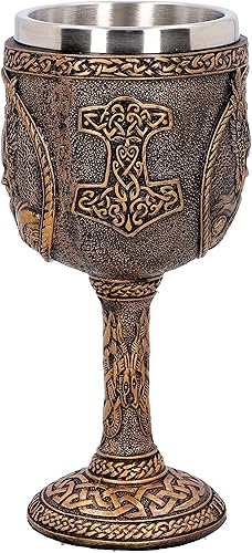 Nemesis Now D4719P9 Verre Thor en résine avec acier inoxydable 17 cm - Nail Gallerys