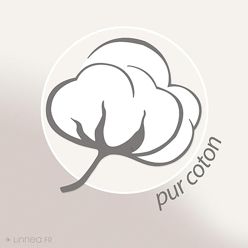 Linnea Housse de Couette uni 280x240 cm 100% Coton Alto Manhattan - Nail Gallerys