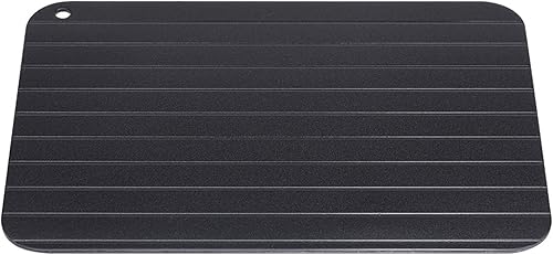 Serlium Plateau De Décongélation pour Viande Congelée, Métal Aluminium Fast Safe Food Viande Dégivrage Plateau De Décongélation Plaque Home Kitchen Gadget - Nail Gallerys