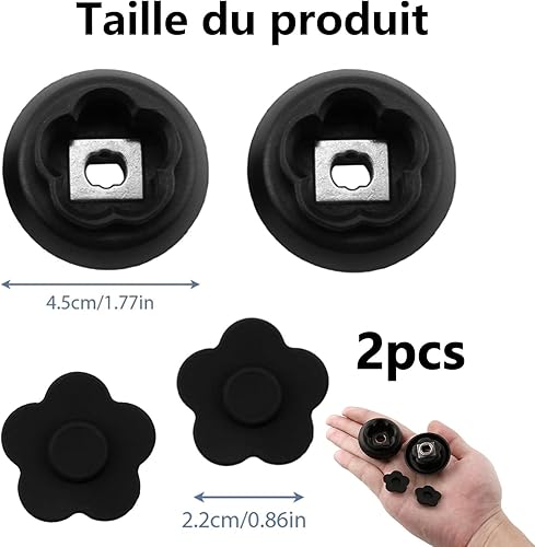 Yuiturt Lot de 2 Guides de Couplage d'Engrenage à 5 Dents pour Monsieur Cuisine Smart et Connect Accessoire de Remplacement Couvre-Lame - Nail Gallerys