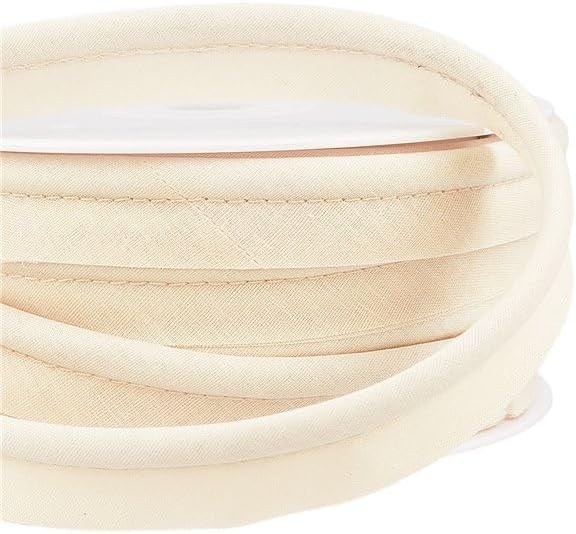 MYMERCERIE Bobine 15m Passepoil mèche Ecru Foncé 5mm - Nail Gallerys