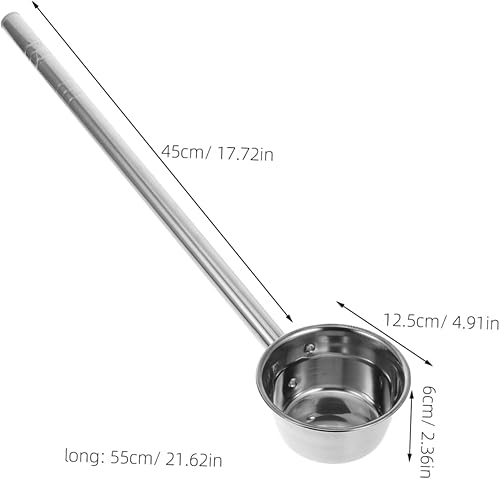 Cabilock Cuillère À Eau Acier Inoxydable À Long Manche Pour Arroser Fleurs Et Légumes Louche Épaisse Pour Jardinage Bain - Nail Gallerys